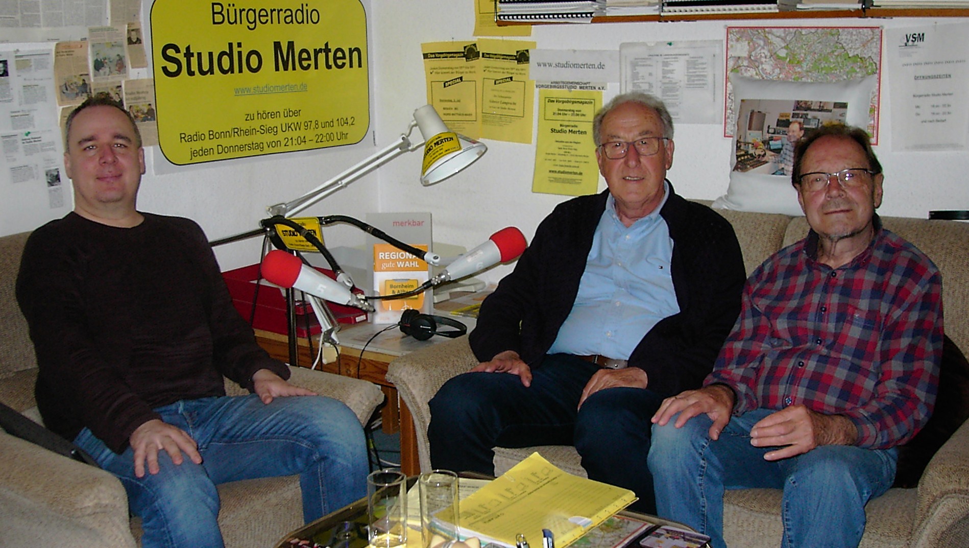 v. l.: Benjamin Loosen, Gerd Brühl und Otto Ganser